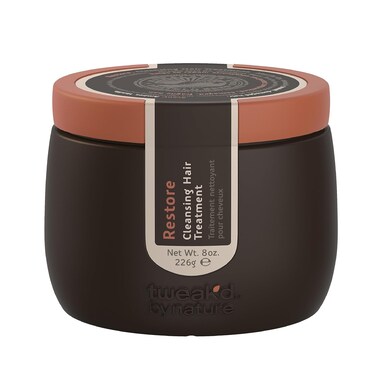 Tweak&rsquo;d by Nature - Restore Cleansing Hair Treatment, Hair Mask for Damaged Hair, 5-in-1, Strengthens and Nourishes Dry Hair for Silky and Soft Feel, Cruelty Free (8 ounces)
