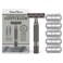 ROCKWELL RAZORS 2C Gunmetal Chrome Double Edge Safety Razor With Adjustable Shave Settings and 5 Fully Recyclable Razor Blades. Reusable Safety Razors for Men and Women