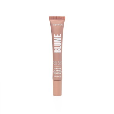 Blume Tri-Peptide Vanilla Lip Balm - Superbalm Lip Moisturizer with Shea Butter and Squalane to Deeply Hydrate &amp; Heal Dry, Cracked Lips - Cruelty Free &amp; Vegan Lip Plumper (0.4 Fl Oz)