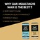 Moustache Wax Strong Hold (Unscented), Premium Quality,Made In Canada, 15g