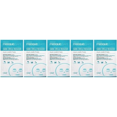 masque BAR Eye Mask Patches Dark Circle Reducer (5 Pairs) &mdash; Korean Under Eye Skin Care Treatment &mdash; Diminishes the Appearance of Under Eye Dark Circles &amp; Prevents Premature Signs of Aging &mdash; Moisturizes