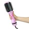 Aria Beauty Pink Marble Blowdry Brush, Lightweight, 3 Adjustable Heat/Speed Settings, Tourmaline Barrel, Convenient Ultra-Long 9' Cord