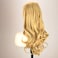 DIGUAN One Piece Clip in Hair Extensions Curly Curl Wave Full Head Long 24" 0.35lb 155g U part Synthetic Hairpiece For Women Natural Real Hair Piece (#Ginger Blonde)