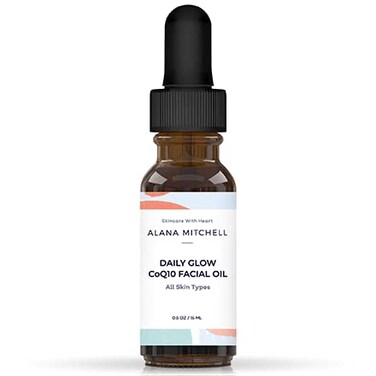 Alana Mitchell Daily Glow CoQ10 Facial Oil Radiant, Anti-Aging, Moisturizing, Nourishing