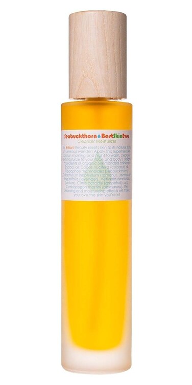 Living Libations - Organic Best Skin Ever All-In-One Facial Cleanser, Exfoliator + Moisturizer   Natural, Wildcrafted, Vegan Clean Beauty (Seabuckthorn, 3.38 oz   100 ml)