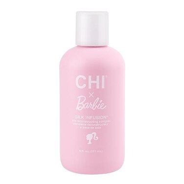 CHI x Barbie Silk Infusion, Reconstructing Leave-In Treatment For Strengthening Hair, Adds Shine &amp; Protects From Heat, Paraben &amp; Cruelty-Free, 6 Oz