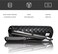 KARMIN Salon Series 1-inch Professional Ceramic Flat Iron Hair Straightener Ionic Hair Straightening Styling Iron, Straighten, Curl, Wave, Dual Voltage, Auto Shut Off, Carry Case/Heat Mat, Black
