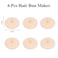Hair Bun Maker Hair Doughnut Set For Kids Girls and Women, Ring Style Hair Bun Shaper Ballet Buns Maker 6Pcs Donut Sock Bun, Hair Accessories DIY Hair Styles (Beige/2.75&rdquo;)
