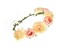 A Miaow Women Wedding Camellia Headband Flower Girls Photo Pops Crown Party Festival Floral Hair Wreath Accessory (Champagne)