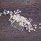 Urberry Bridal Flower Side Hair Clips Pearl Bridal Headpiece Wedding Accessories