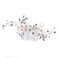 Urberry Bridal Flower Side Hair Clips Pearl Bridal Headpiece Wedding Accessories