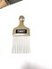 Black Ice, GOLD HANDLE METAL PICK COMB