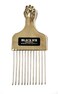 Black Ice, GOLD HANDLE METAL PICK COMB