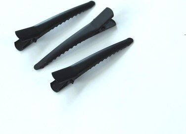 ALL in ONE Hair Clip for DIY (45MM Black Single Prong Alligator Clip)