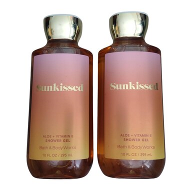Bath &amp; Body Works Shea + Vitamin E Shower Gel, Set of 2, 10oz Each (Sunkissed)