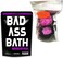 Bad Ass Bath Bombs XL Bath Fizzers for Friends Funny Badass Gags for Men Teens Stocking Stuffers White Elephant Ideas Secret Santa Cool Bath Bombs for Men Novelty Bath Fizzers