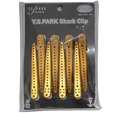 YS Park Clip Shark - Gold Metal 8 pieces