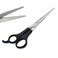 Stainless Steel Barber Razor Edge Hair Cutting Shear Scissors 16.7cm Long Black