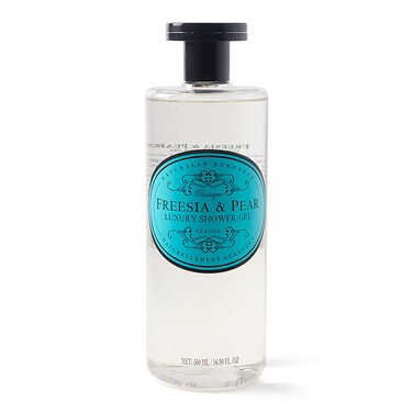 Naturally European - Freesia &amp; Pear - Luxury Shower Gel, SLES and Paraben Free - 500 ml / 17 fl oz.