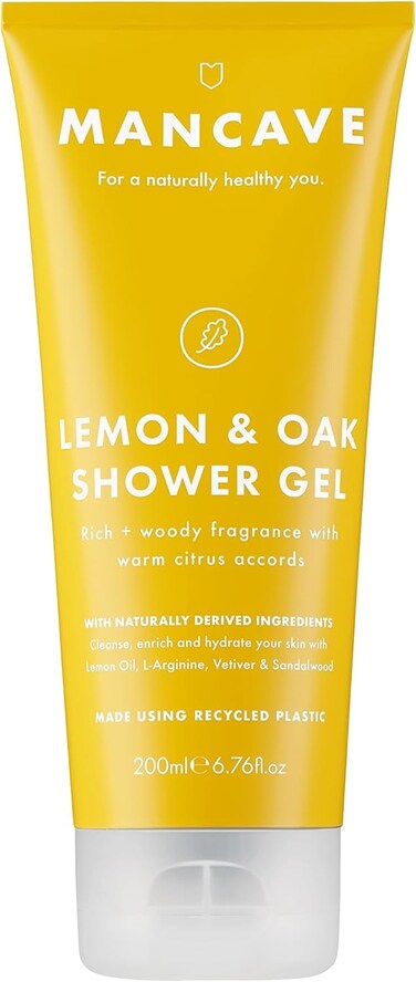ManCave Natural Lemon &amp; Oak Shower Gel 200ml