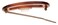 France Luxe Mini Oval Tige Boule Barrette, Tortoise
