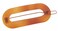France Luxe Mini Oval Tige Boule Barrette, Tortoise