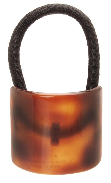 France Luxe Rectangle Pony on Elastic, Tortoise