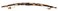 France Luxe Chicago Long and Skinny Barrette - Tokyo