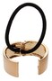 L. Erickson Brushed Metal Cuff Ponytail Holder - Brushed Gold