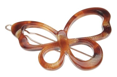 France Luxe Large Cutout Butterfly Tige Boule Barrette - Africa