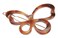 France Luxe Large Cutout Butterfly Tige Boule Barrette - Africa
