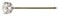 L. Erickson Bella Crystal Bobby Pin - Crystal/Gold