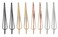 L. Erickson Metal Drop Bobby Pin Clip &amp; Go 8-Pack - Gunmetal/Silver/Gold/Rose Gold