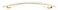 France Luxe Long and Skinny Barrette - Pavlova White