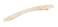 France Luxe Long and Skinny Barrette - Pavlova White