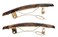 France Luxe Mini Rectangle Barrette Pair - Pavlova Brown