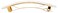 France Luxe Classic Rectangle Barrette - Pavlova - Pavlova White