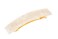 France Luxe Classic Rectangle Barrette - Pavlova - Pavlova White
