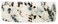 France Luxe Rectangle Volume Barrette, Spot White
