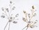 Kercisbeauty Handmade Wedding Hair Pins for Bride Crystal Pearl Hair Accessory Bridal Hair Dress Bobby Pins 3PCS (Silver)