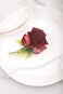 Kercisbeauty Wedding Bridal Floral Hair Combs Clips Red Rose Velet Flower Mexican Headpiece Headband for Carvinal Party