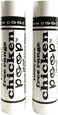Free Range Chicken Poop (Lip Junk) 0.15 oz Lip Balm (Pack of 2)
