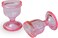 Pink Colored Eye Wash Cups for Effective Eye Cleansing - Eye Shaped Rim, Snug Fit (Set 2 Pcs.)