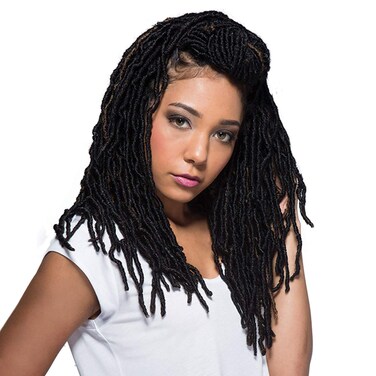 Bobbi Boss Synthetic Hair Crochet Braids African Roots Braid Collection Nu Locs 14" (6-PACK, 99J)