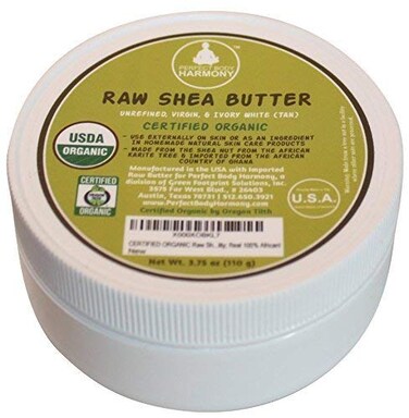 Certified ORGANIC RAW SHEA NUT BUTTER (African). 3.75 oz. Unrefined Natural Moisturizer.