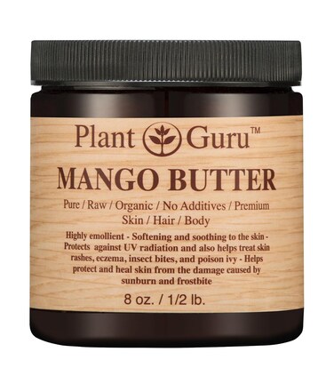 Mango Body Butter 8 oz. 100% Pure Raw Fresh Natural Cold Pressed. Skin Body and Hair Growth, DIY Creams, Balms, Lotions, Soaps.