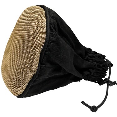 ION MESH HAIR DRYER DIFFUSER SOCK For Curly &amp; Wavy Hair, Fits MOST Standard Size Blow Dryers (Gold)