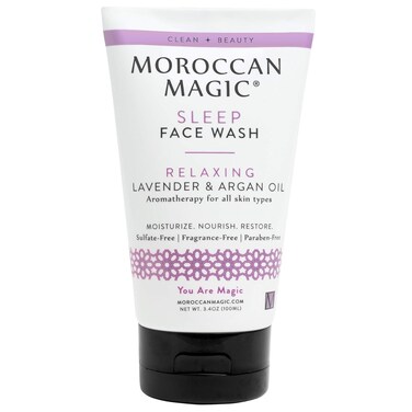 Moroccan Magic Sleep Face Wash   Clean Beauty   Sweet Lavender   Vegan   Cruelty-Free