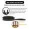 VESS Combing Mix Cushion Brush C-501, Wild Pig Bristle and Nylon Hair- Natural Radiance Smoothing Hair Brush