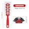 VESS Styling Ceramic Hair Brush 9-row Round Type, for Bow and Styling Made in Japan (No.80 Red)